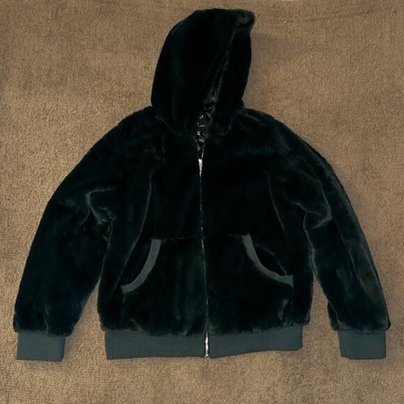 Super Cozy, Green Hooded Jacket Ashley by 26 International Size XL Extra Large - Picture 1 of 5